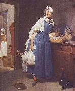 Jean Simeon Chardin Die Besorgerin oil on canvas